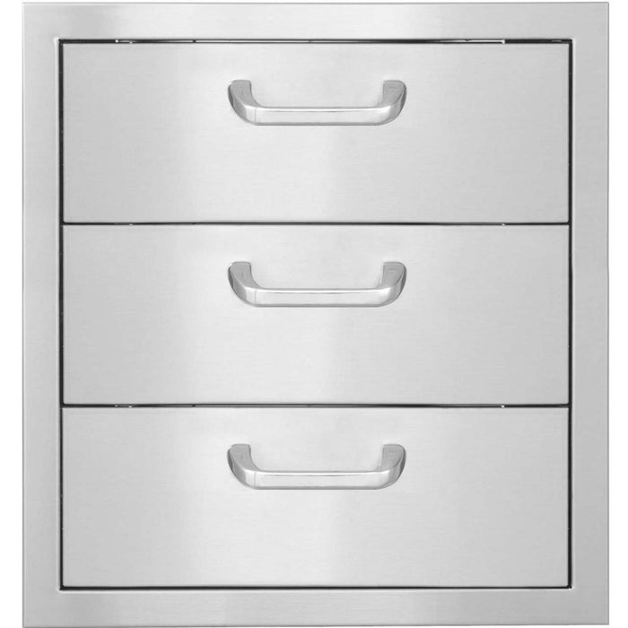 BBQ-260-DRW3-PTH - PCM 260 Series 16-Inch Triple Access Drawer With Paper Towel Holder