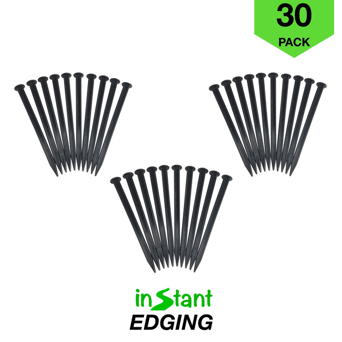 Instant Edging - Pro-Plus 30ft Premium No Dig Yard Edging Kit, for Landscaping, and Flower Gardens - 2" High