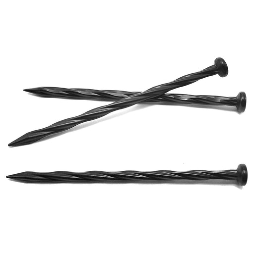 8-In Plastic Landscape Edging Anchoring Stakes, Spikes
