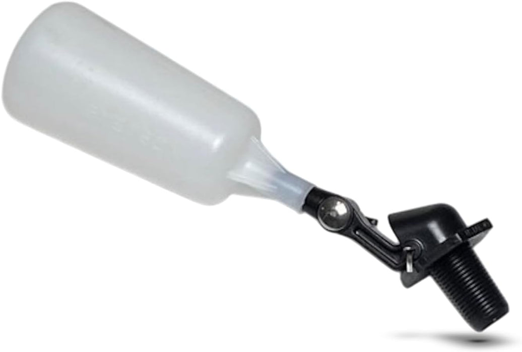 White USA MADE Stetson Float Valve For Swimming Pools, Ponds, & Water Features Premium Quality Durable ABS Plastic (3/8 Inch Float)