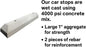 20 Pieces Full Pallet - 6' Ft Concrete Car Stops for Parking Lot, Parking Garage & Construction