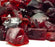 VIVID Heat - Vibrant Luster "Ruby Red" 1/2" - 3/4" Large Rough Gem Size, (Price by the Pound) - Tempered Fire Glass Rock for Fireplace and Fire Pit