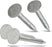 1 Inch - Galvanized Roofing Nails Professional Grade - Used to fasten roofing felt, asphalt singles & insulation board