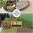 Landscape & Garden Thick Bender Board Edging Kit 3.3" x 16'ft Black