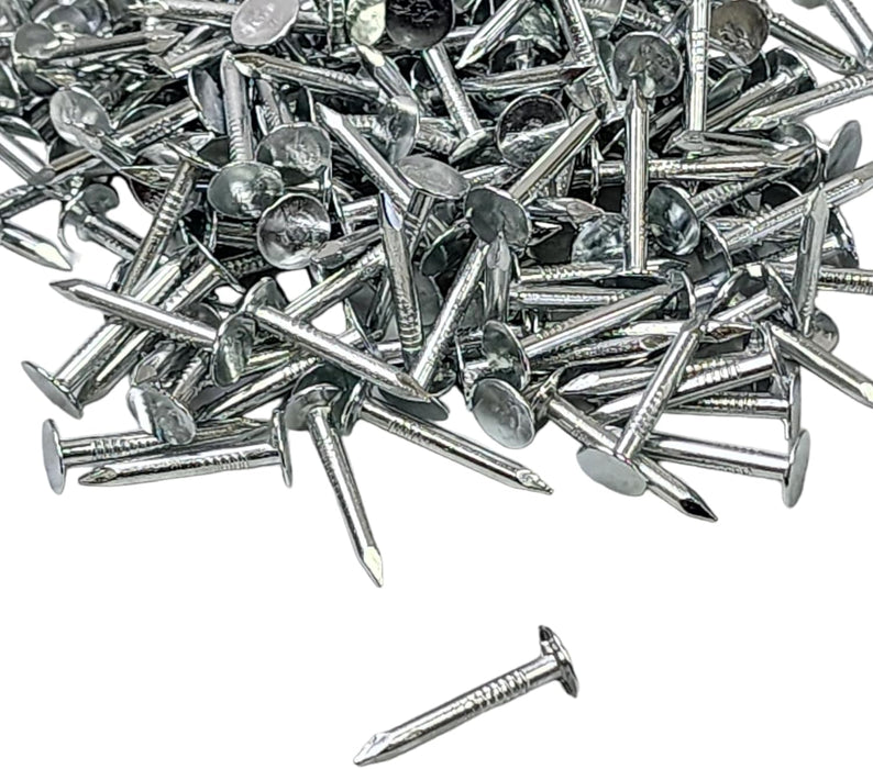 1 Inch - Galvanized Roofing Nails Professional Grade - Used to fasten roofing felt, asphalt singles & insulation board