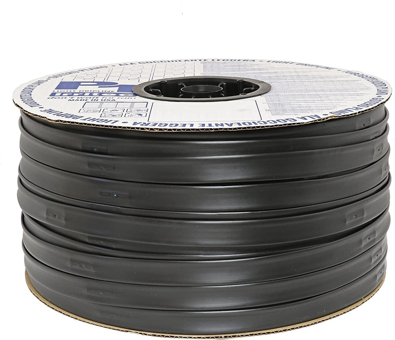 Irritec P1 5/8' drip tape 15 mil 12" Spacing 0.46 GPH 1000' Roll - P1-51546-12-1000