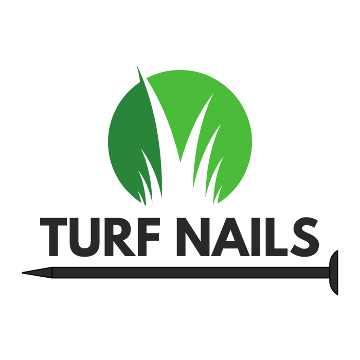 Turf Nails - USA MADE Synthetic Grass 6" Stakes, (2.5lbs) Spikes, Artificial Turf Mat Nails - Approximately 25 Nails (Not Galvanized)