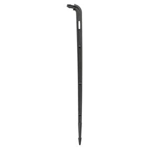 (QTY. 100) 6" Inch Angled Drip Emitter Stakes for Irrigation, Greenhouse, Garden, and Hydroponics - for 1/8" Tubing - 16-017