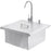 BBQ-260-SINK-21 - PCM 260 Series 21-Inch Outdoor Rated Drop-In Bar Sink With Hot/Cold Faucet