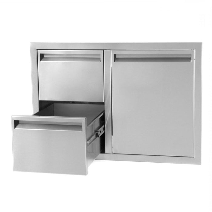 BBQ-350-DDC - PCM 350 Series 32-Inch Access Door & Double Drawer Combo (Reversible)