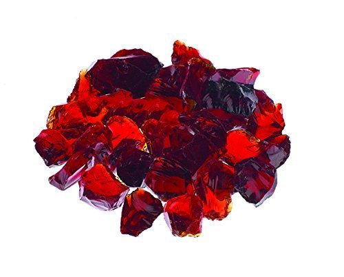 10lbs "Ruby Red" Premium 1/4" - Tempered Fire Glass