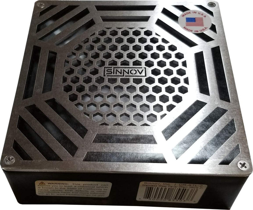 Sinnov Premium Universal Paver Drain Grate Fits 3 & 4" Inch Pipe - Hex Stainless Steel