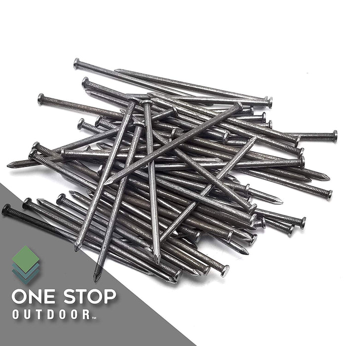 USA MADE Synthetic Grass 6" Stakes, (5lbs) Spikes, Artificial Turf Mat Nails - Approximately 50 Nails (Not Galvanized)