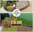 12" Brown Bender Board Edging Stakes, Nails - Landscape & Garden Terrace Edging