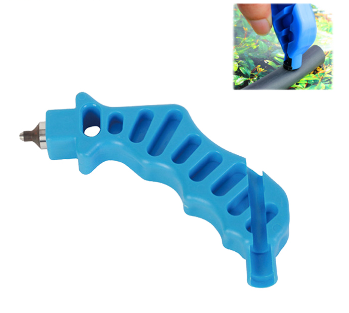 2-in-One Drip Irrigation Tubing Hole Punch & Fitting Insertion Tool - for Easier 1/4 inch Fitting & Emitter Insertion (punch & Fitting Insertion