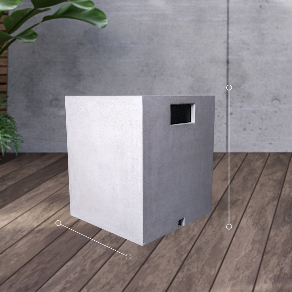VIVID Square RIO Propane Tank Hider Enclosure — onestopoutdoor.com