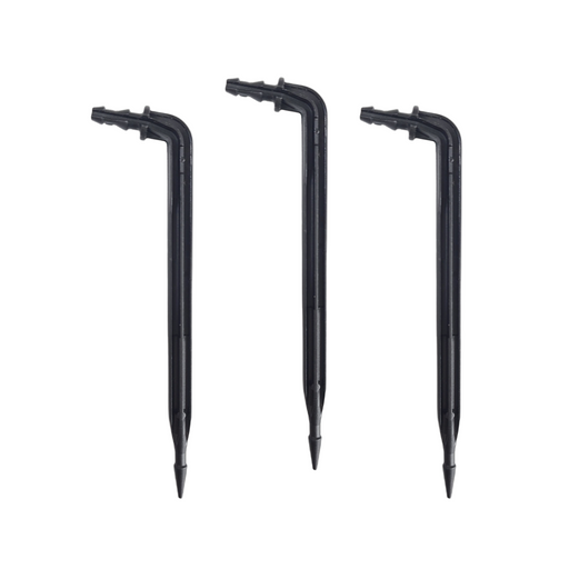 6" Inch Angled Barb Arrow Drip Stake Fits 1/4" & 1/8" Irrigation Tubing