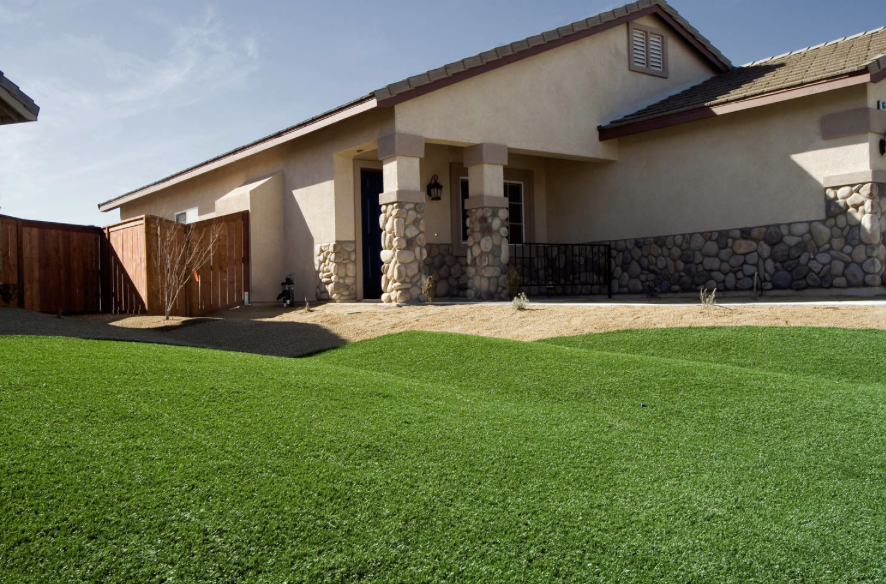Dana Point - 46oz Face Weight - Full Size Artificial Grass Bluegreass Turf Roll - Synthetic Grass Lawn