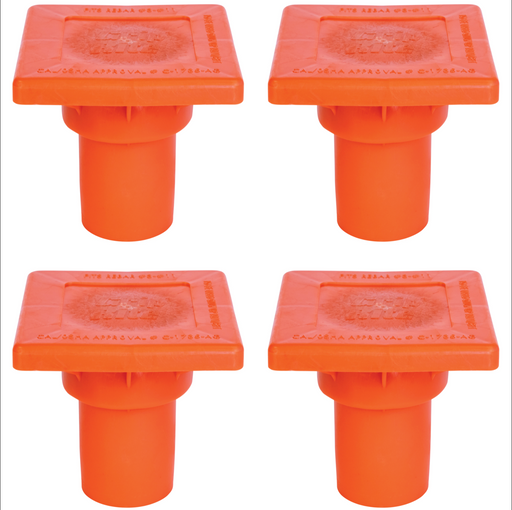 BISupply No Dig 4x4 Post Anchor 4pk Bolt Down Post Base Wood Post Ground  Anchor