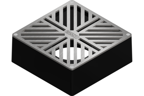Sinnov Premium Universal Paver Drain Grate Fits 3 & 4" Inch Pipe - Stainless Steel