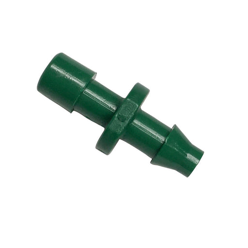 (100 PACK) - 1/4" Drip Irrigation Manifold Barb Adapter - 1/4 Inch Tubing Connector
